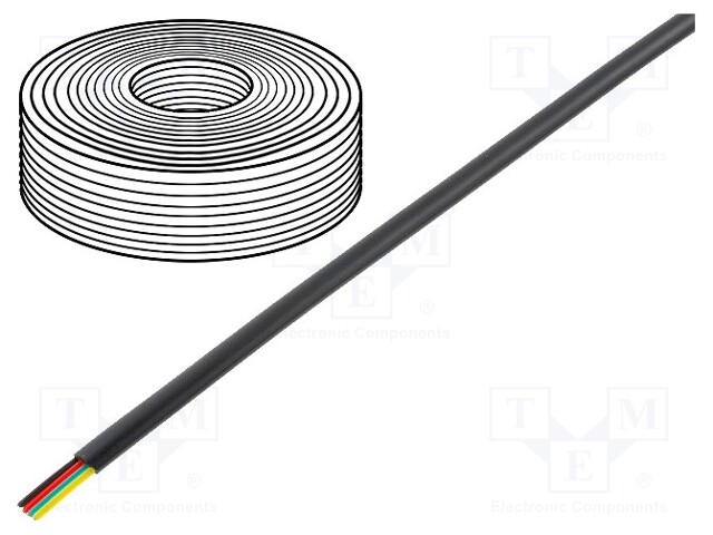 BQ CABLE TEL-0032CCA-100/BK - Wire: telecommunication cable