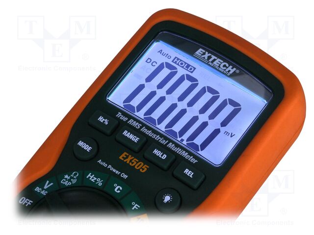 EX505 EXTECH - Číslicový multimetr | LCD (4000); VDC: 0,1÷400mV,4V,40V ...