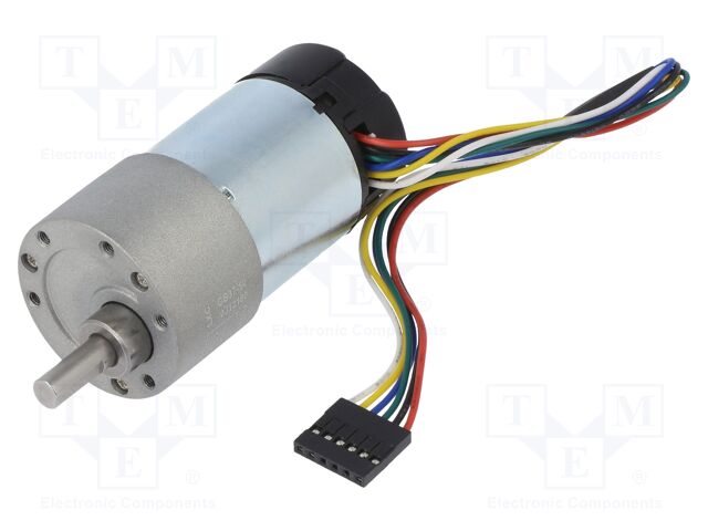 50:1 METAL GEARMOTOR 37DX70L 24V 64 CPR