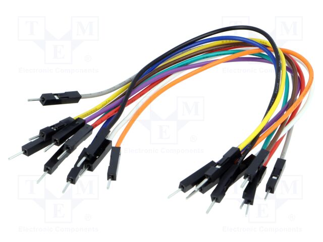 WIRE JUMPER MALE TO MALE 10PCS WIRE JUMPER MALE TO MALE 10PCS