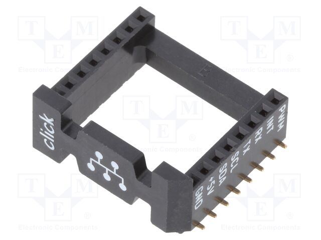 SOCKET MIKROBUS 16 SMD