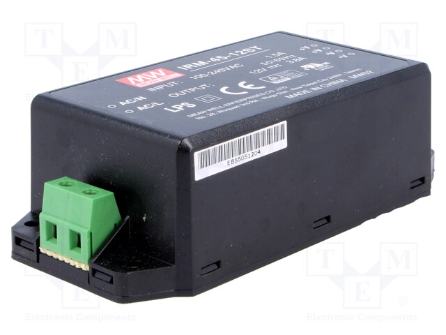 MEAN WELL IRM-45-12ST - Power supply: switched-mode