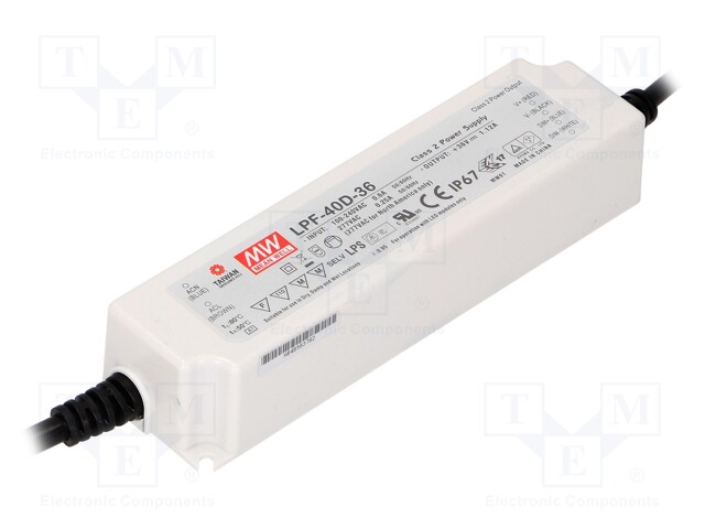 MEAN WELL LPF-40D-36 - Power supply: switched-mode