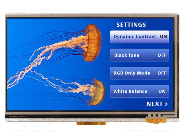 NHD-7.0-800480EF-ASXV#-T NHD-7.0-800480EF-ASXV#-T