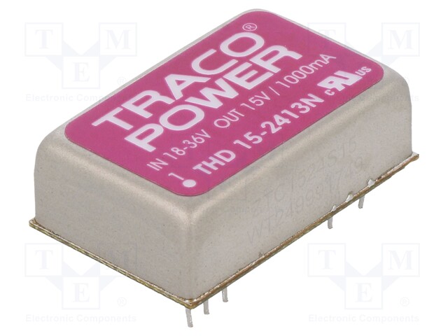 TRACO POWER THD 15-2413N - Converter: DC/DC