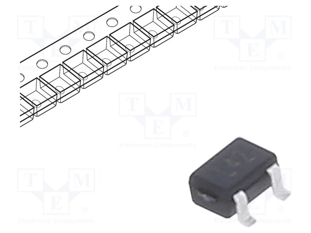 TAIWAN SEMICONDUCTOR BAT54AW RFG - Diode: Schottky rectifying