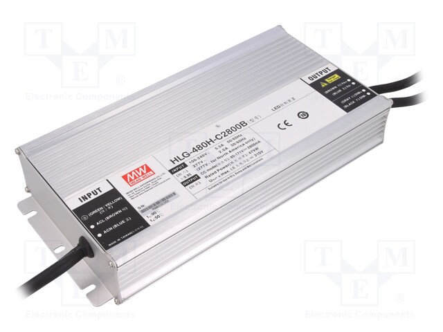 MEAN WELL HLG-480H-C2800B - Power supply: switched-mode