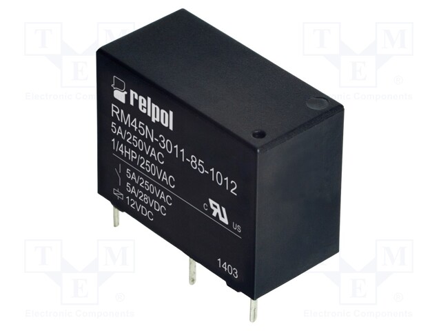 RELPOL RM45N-3011-85-1012 - Relay: electromagnetic