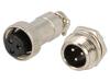DS1110-01-3B6 | Socket,plug; microphone MINI; male,female; PIN: 3; MINI; soldering