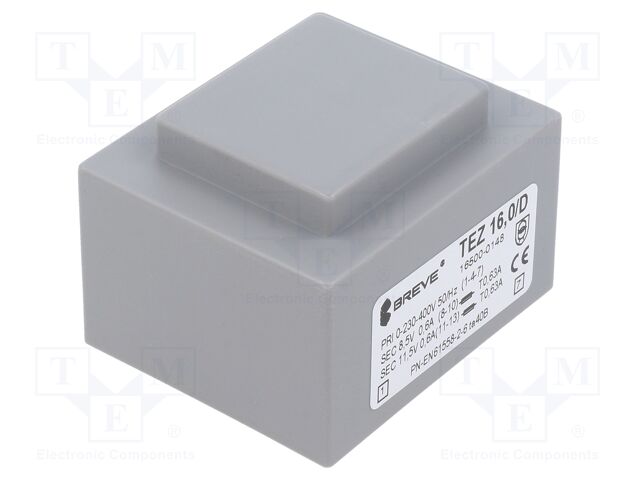 TEZ16/D400(230)/8.5V-11.5V(0.6A) N6037 TEZ16/D400(230)/8.5V-11.5V(0.6A) N6037