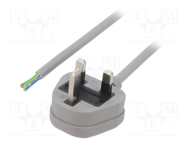 LT-318(3A) 3X1.0 GRY 1M END CUT LT-318(3A) 3X1.0 GRY 1M END CUT
