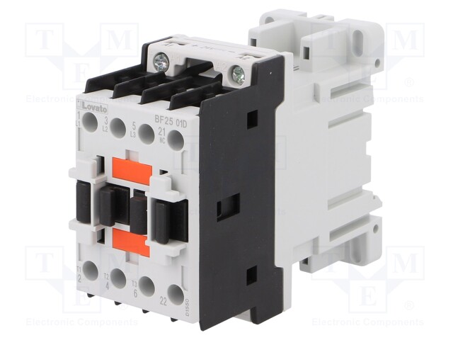 LOVATO ELECTRIC BF2501D024 - Contactor: 3-pole