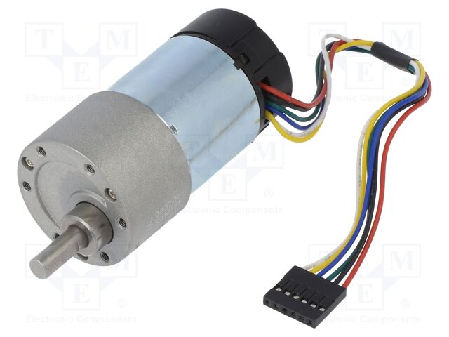 70:1 METAL GEARMOTOR 37DX70L 24V 64 CPR