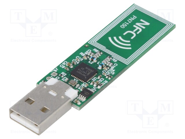 i aften legeplads Hævde NFC USB DONGLE MIKROE - Dev.kit: ARM NXP | USB; LPC11U24,PN7150; USB A;  prototype board; MIKROE-2540 | TME - Electronic components