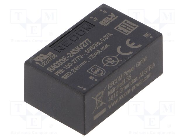 RAC03E-24SK/277 RAC03E-24SK/277