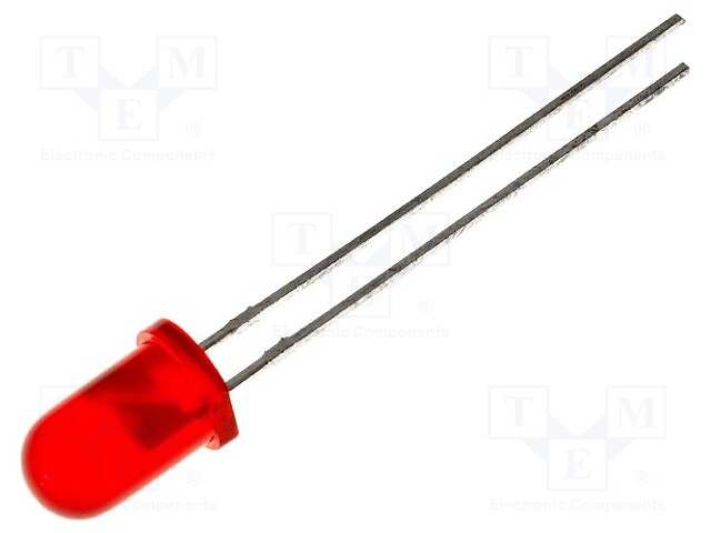 Teasing By security L-53ID-12V KINGBRIGHT ELECTRONIC - LED | 5mm; red; 12÷30mcd; 60°; 11.5mA;  12÷14V; Front: convex | TME - Electronic components