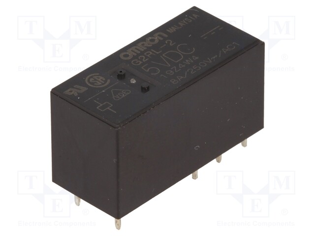 OMRON Electronic Components G2RL-2 5VDC - Relay: electromagnetic
