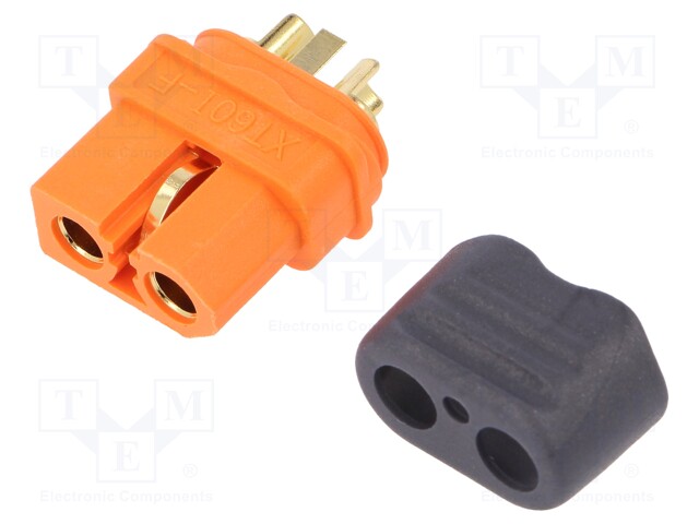 XT60I-F AMASS - Plug  DC supply; XT60; female; PIN: 3; for cable