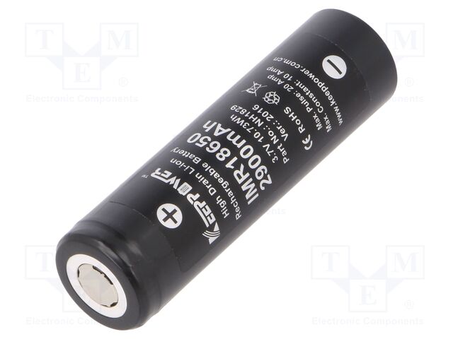 IMR18650 2900MAH HIGH DRAIN LI-ION