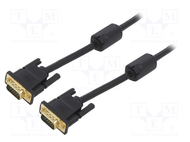 Cavo S-VGA InLine 1m - Sub-D 15PIN Maschio/Femmina Con Ferrite | Schermatura Doppia Per Segnale Video HD - Foto 11