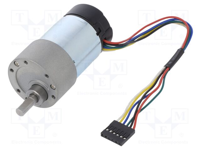 19:1 METAL GEARMOTOR 37DX68L 24V 64 CPR