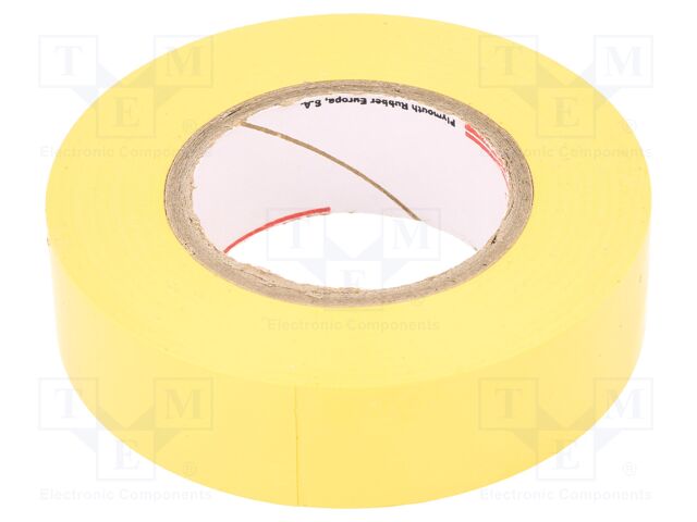 N-12 PVC TAPE 19MMX20M YELLOW N-12 PVC TAPE 19MMX20M YELLOW