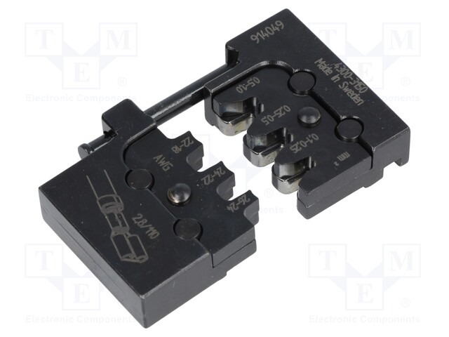 4300-3150 | Mordazas para crimpar; conectores sin aislar 2,8mm; PR.MCT3149