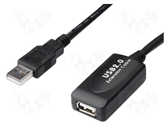 95119 Goobay - USB extender  USB 2.0; USB A socket,USB A plug