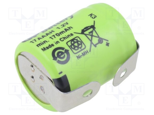Pile rechargeable mini AAA 1.2v 1100mah ni-mh Blister 2pcs