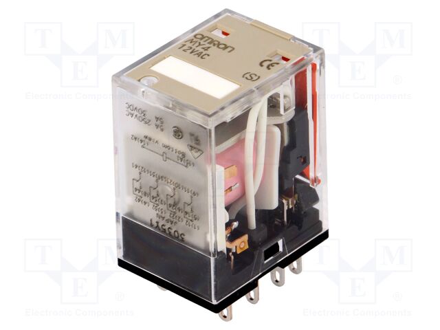 OMRON MY4 12VAC (S) - Relay: electromagnetic