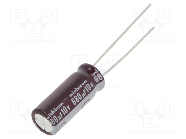 NICHICON UPM1A681MPD - Capacitor: electrolytic