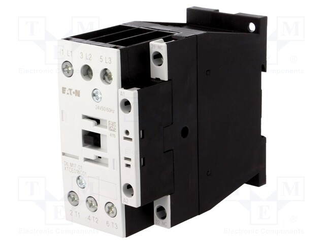 EATON ELECTRIC DILM17-01(24V50/60HZ) - Contactor: 3-pole