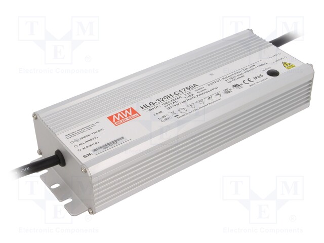 MEAN WELL HLG-320H-C1750A - Power supply: switched-mode