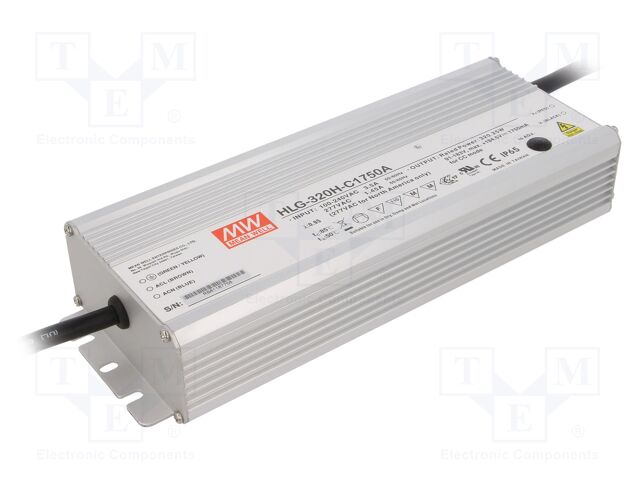 MEAN WELL HLG-320H-C1750A - Power supply: switched-mode