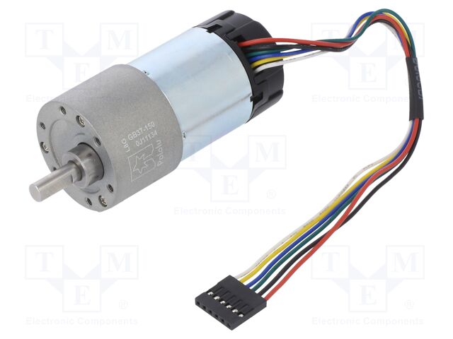150:1 METAL GEARMOTOR 37DX73L 24V 64 CPR 150:1 METAL GEARMOTOR 37DX73L 24V 64 CPR