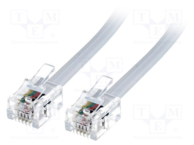 BQ CABLE TEL-RJ11-WH/20 - Cable: telephone