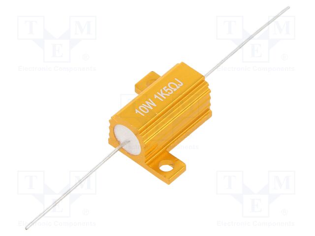 1,5kΩ 14,3mm 10W Widerstand: Drahtwiderstand mit Radiator ±5% - Bild 1 von 4