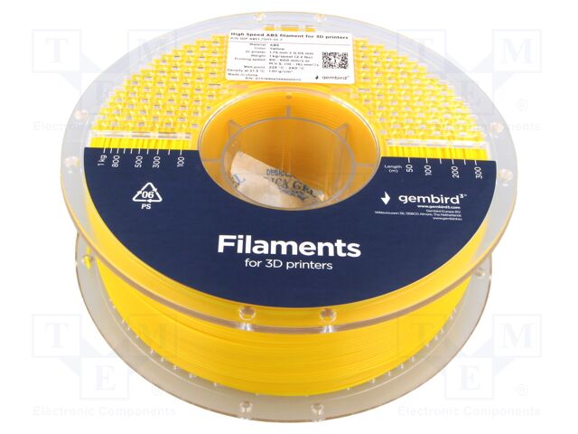 3DP-ABS1.75HY-01-Y 3DP-ABS1.75HY-01-Y