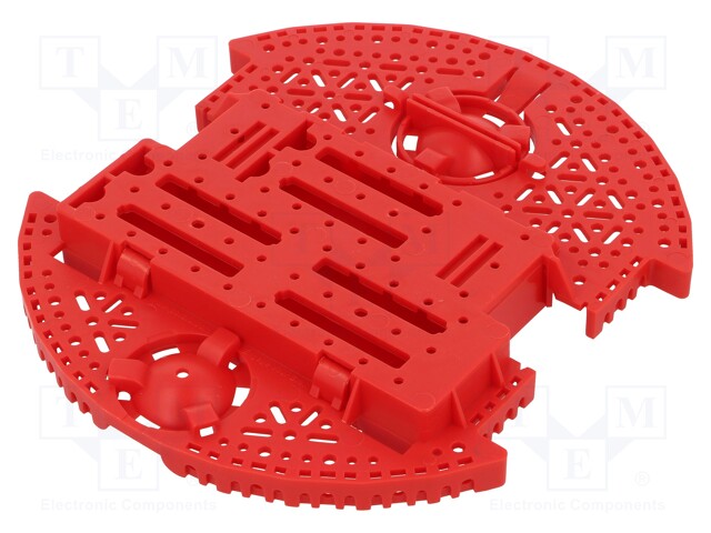 ROMI CHASSIS BASE PLATE - RED
