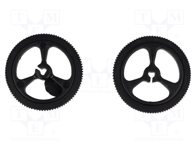 POLOLU WHEEL 32X7MM PAIR – BLACK POLOLU WHEEL 32X7MM PAIR – BLACK