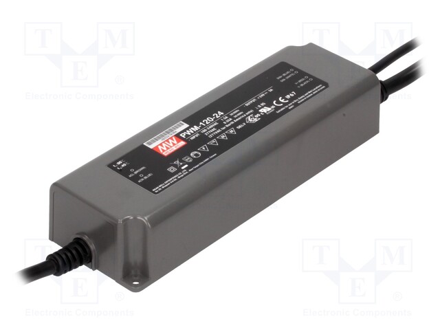 MEAN WELL PWM-120-24 - Power supply: switched-mode