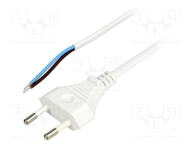 LT207 H03VVH2-F 2X0.75 2.5M WHT LT207 H03VVH2-F 2X0.75 2.5M WHT