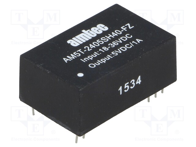 AIMTEC AM5T-2412SH40-FZ - Converter: DC/DC