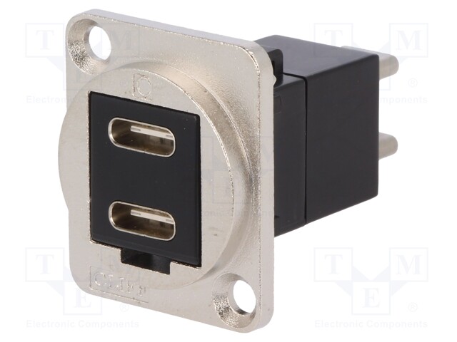 CP30212M CLIFF - Adapter  USB C Buchse-Vorderteil,USB-C-Stecker