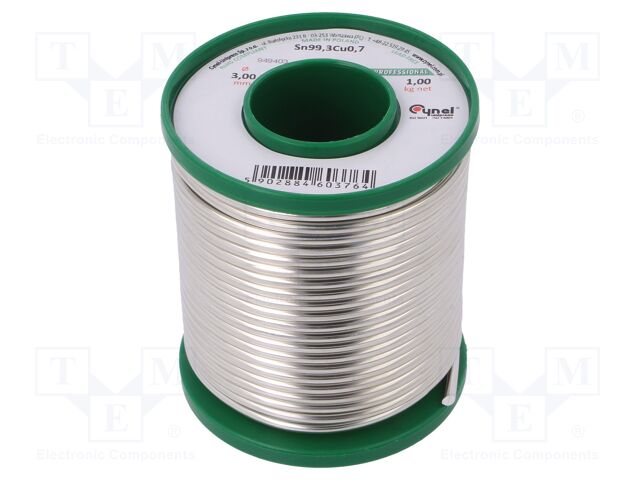 SN99,3CU0,7-BT 3.00 1KG SN99,3CU0,7-BT 3.00 1KG