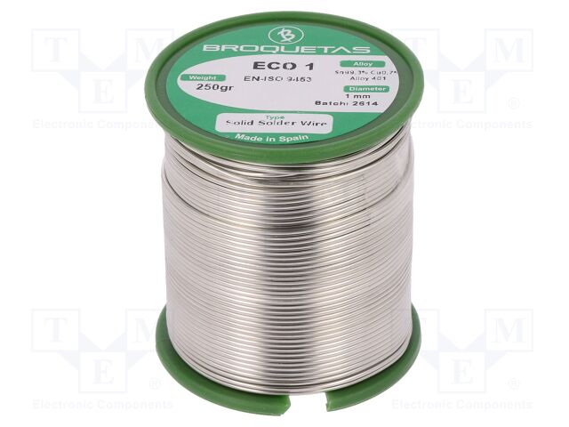 ECO1 SOLID WIRE 1MM 250G ECO1 SOLID WIRE 1MM 250G