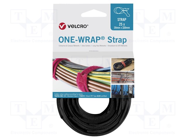 VELCRO® Brand Extreme Hook and Loop Tape - Titanium 