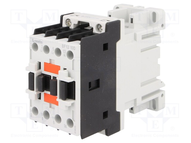 LOVATO ELECTRIC BF1210D220 - Contactor: 3-pole