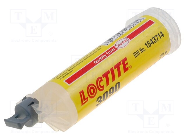 LOC-3090-50 LOCTITE - Cyanoacrylate adhesive, colourless; gel; syringe; LOCTITE  3090