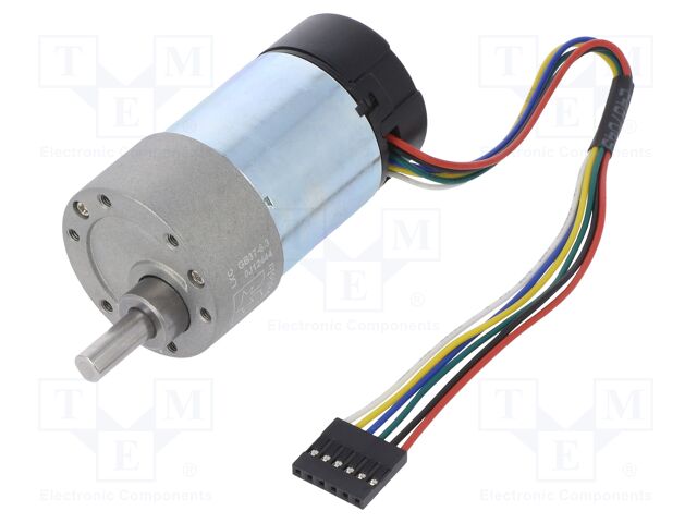 6.3:1 METAL GEARMOTOR 37DX65L 24V 64 CPR